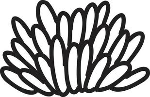 met de hand getekende schattige cactusillustratie vector