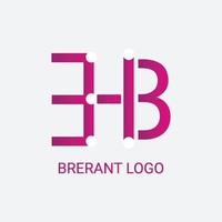 creatief brant logo modern ontwerp vector