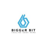 abstract eerste brief b of bb logo in blauw kleur geïsoleerd in wit achtergrond toegepast voor digitaal afzet bedrijf logo ook geschikt voor de merken of bedrijven hebben eerste naam bb of b. vector