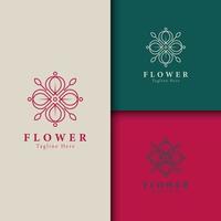 schoonheid bloem, spa logo sjabloon welzijn ontwerp voor Gezondheid welzijn bedrijf vector