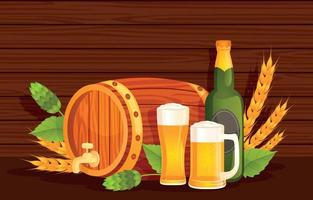 oktoberfest bierfestival vector