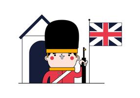 Gratis Engelse Guard Vector