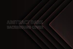 zwart abstract behang vector 3d vormen ontwerp