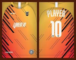 voetbal Jersey ontwerp voor sublimatie, sport t overhemd ontwerp vector