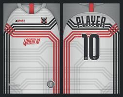 voetbal Jersey ontwerp voor sublimatie, sport t overhemd ontwerp vector