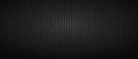 zwart mozaïek- backdrop met zeshoekig tegels. donker minimaal achtergrond sjabloon versierd door ruitvormig cellen. metaal backdrop met zeshoeken. modern monochroom vector illustratie.