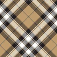 goud platina geruit plaid naadloos patroon. vector illustratie.