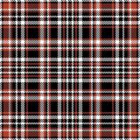 Schotse ruit plaid patroon naadloos. afdrukken kleding stof textuur. controleren vector achtergrond.