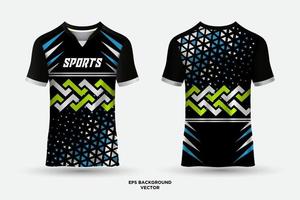 modern en futuristische ontwerp Jersey geschikt voor racen, voetbal, gamen, e sport- en wielersport. vector