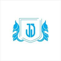 gemakkelijk modern jj j monogram logo vector