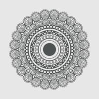 bloemen Indisch vrij vector mandala artwork met een gemakkelijk achtergrond