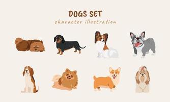 schattig honden illustratie vector