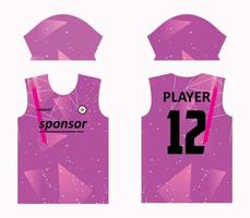 abstract patroon Jersey scherm het drukken ontwerp voor Jersey sublimatie. Jersey Sjablonen voor sport- teams van Amerikaans voetbal, basketbal, wielersport, volleybal, enz vector