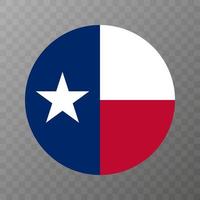 Texas staat vlag. vector illustratie.