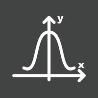 klok vormig diagram lijn omgekeerd icoon vector