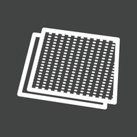 schuurpapier lijn omgekeerd icoon vector