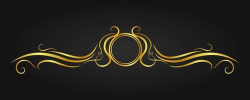 abstract gouden kader vector