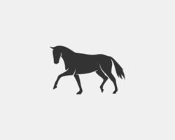 paard vector silhouet