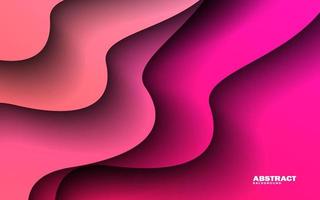 abstract Golf vorm roze kleur banier achtergrond vector