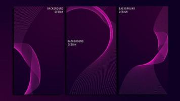 abstract achtergrond modern en elegant lijnen met helling kleuren, geschikt voor behang, affiches, banners en anderen vector