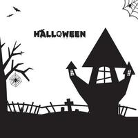 illustratie banier van halloween, perfect voor sociaal media banier, youtube miniatuur enz vector