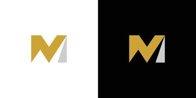 modern en uniek brief m initialen abstract logo ontwerp vector