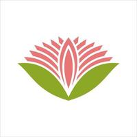 lotus bloem logo. vector ontwerp sjabloon van lotus pictogrammen schets stijl voor ecologisch, schoonheid, spa, yoga