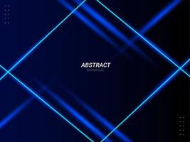 abstracte geometrische neon lijnen illustratie banner patroon achtergrond vector