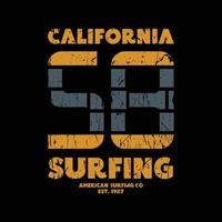 Californië illustratie typografie. perfect voor het ontwerpen van een t-shirt vector