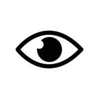 oog pictogram vector ontwerpsjabloon
