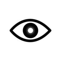 oog pictogram vector ontwerpsjabloon