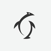 pinguïn logo sjabloon vector beeld