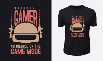 gaming t-shirt ontwerp vector