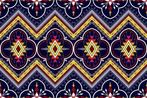 geometrisch abstract etnisch patroonontwerp. Azteekse stof tapijt mandala ornament etnische chevron textiel decoratie behang. tribal boho inheemse traditionele borduurwerk vector illustraties achtergrond