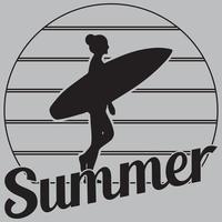 Californië zomer vector t-shirt