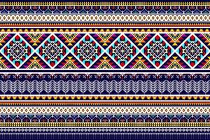 ikat abstract geometrisch etnisch patroonontwerp. Azteekse stof tapijt mandala ornament etnische chevron textiel decoratie behang. tribal boho inheemse etnische turkije traditionele borduurvector vector