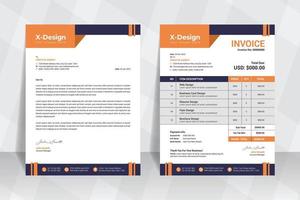 zakelijke briefpapier en factuursjabloon, zakelijke branding identiteit ontwerpsjabloon vector