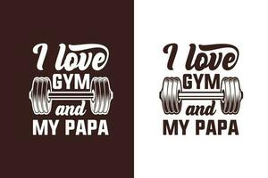 creatieve sportschool fitness workout bodybuilding t-shirt vector