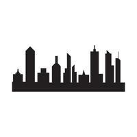 moderne stad skyline vector pictogram achtergrond