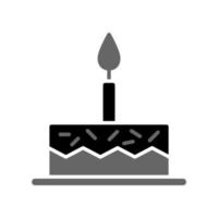 illustratie vectorafbeelding van verjaardagstaart icon vector