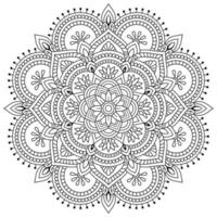 mandala vector illustratie patroon ontwerpen. tatoeage, islam, arabisch, indisch. minimaal bloemenpatroon. kleurboek pagina.