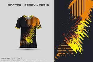 sport jersey en t-shirt sjabloon sport jersey ontwerp vector. sportontwerp voor voetbal, racen, gaming-jersey. vector. vector