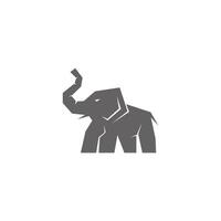 olifant pictogram logo ontwerp illustratie vector