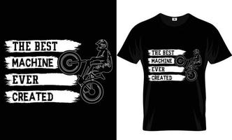 fietsen t-shirt ontwerp vector