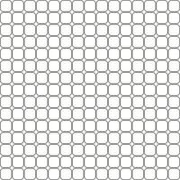 naadloos abstract patroon met veel geometrische zwarte vierkantjes met afgeronde hoeken. vector achtergrondontwerp. papier, doek, stof, doek, jurk, servet, bedrukking, cadeau, laken, overhemd, bedconcepten.