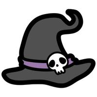 schattige doodle halloween vector