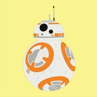 bb8 ster oorlogen vector