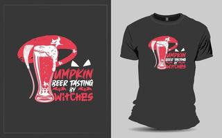 eng halloween t-shirt ontwerp v2 vector