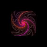 abstract meetkundig kleurrijk helling symbolisch icoon patroon vector
