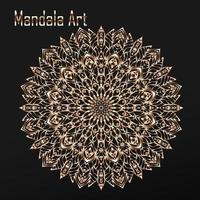 de mandala kunst vector